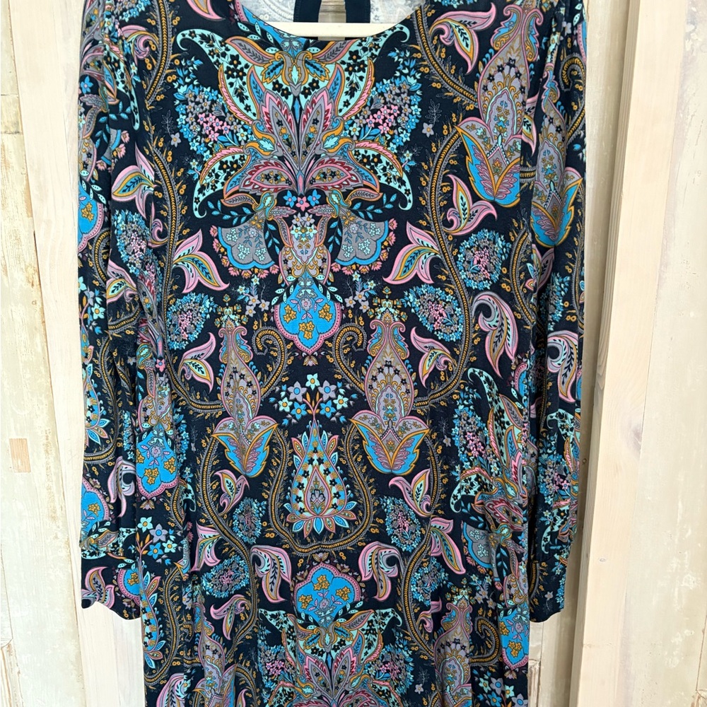Casual Paisley Print Dress